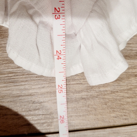 NWOT Francesca's Kimber Bridal Outdoorsy    Puff Sleeve Romper Small - Picture 8 of 11